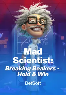 Mad Scientist Breaking Beakers Hold And Win